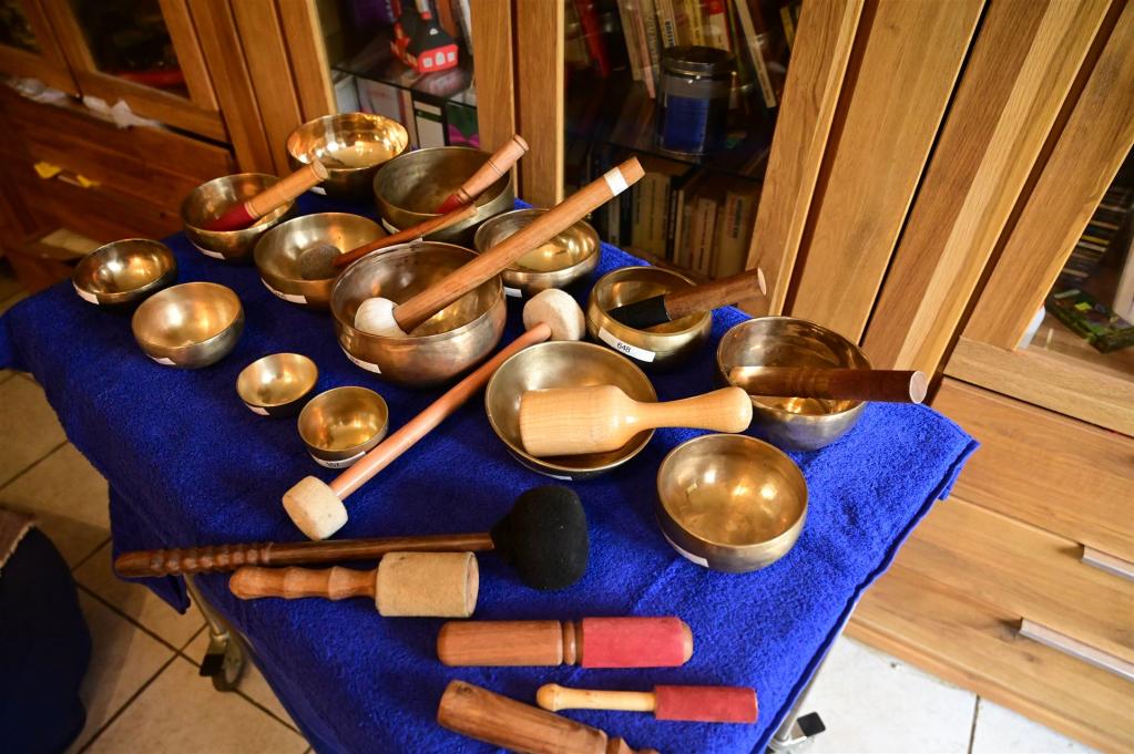 Klangschalen und Kloeppel